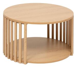 Τραπεζάκι σαλονιού FIVE Slat, MDF, Ø60 cm, μπεζ