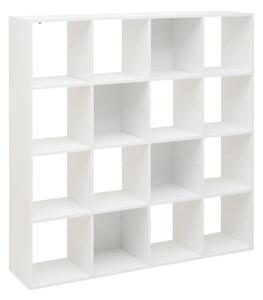 Ραφιέρα 5five Mix'n Modul, 16 διαμερίσματα, MDF, λευκή, 135.5 εκ