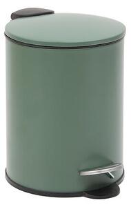 Κάδος απορριμμάτων με πεντάλ 5five Colors Artique, μέταλλο, 3 l — Σχέδιο: Σκούρο πράσινο