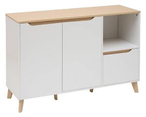 Συρταριέρα 5five Luma, MDF, λευκό, 120 εκ