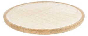 Πιάτο παρουσίασης Secret De Gourmet Ava, ξύλο μάνγκο, Ø23 cm