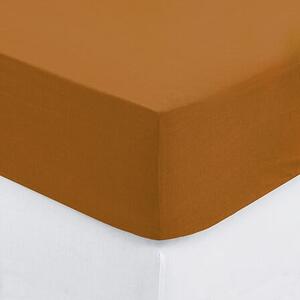 Σεντόνι με λάστιχο atmosphera, βαμβάκι, 90×190 cm — Σχέδιο: Κίτρινο κύμινο