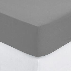 Σεντόνι με λάστιχο atmosphera, βαμβάκι, 90×190 cm — Σχέδιο: Γκρι
