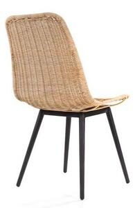 Amalfi Καρέκλα ψάθινη Udevala rattan 49x52x85cm