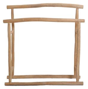 TS Wood Κρεμάστρα Niva χειροποίητη από ξύλο Teak 90x25x91cm 083060