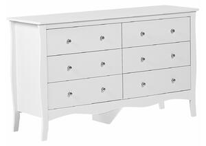 Σιφονιέρα Berwyn 802, Άσπρο, 75x130x40cm