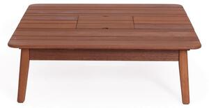 TS Wood Τραπέζι ξύλο ευκαλύπτου 89x89x28cm - 870031