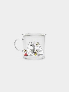 Sinsay - Γυάλινη κούπα με χερούλι The Moomins - πολυχρωμο