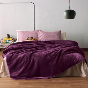 Κουβέρτα Βελουτέ Μονή (160x220) Kentia Loft Monaco 05 Purple