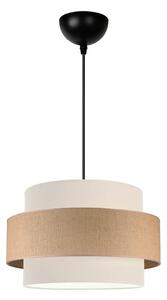 Φωτιστικό οροφής Fozy ύφασμα in culoare κρεμ-juta 30x22x80 cm