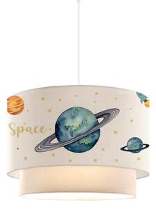 Παιδικό Φωτιστικό Saturn, Pako World, Πολύχρωμο-Λευκό, 30x30x20 cm