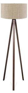 Φωτιστικό Δαπέδου PWL-1059, E27 μπεζ-καρυδί, 38x140 cm