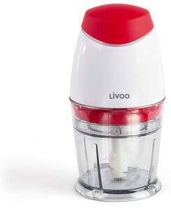 Multi πολυκόπτης Livoo DOP118R με ισχύ 160W και χωρητικότητα 250 ML - White/Red