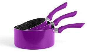Σετ Κατσαρόλες Livoo MEN125VI - 3 Τεμάχια - Purple