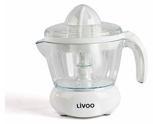 Αποχυμωτής Livoo DOD131W με ισχύ 25W και χωρητικότητα χυμού 0.7L