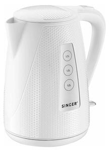 Βραστήρας Singer (SWK-WH800DOTS) 1.7L, 2200W - Λευκό