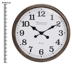 Ρολόι τοίχου 837362160 Διάμετρος 40.5cm, λευκό καντράν