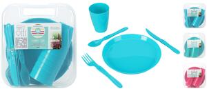Σετ Picnic Happy Day - 31τμχ Ποτήρι, Πιάτο, Μαχαίρι, Πιρούνι, Κουτάλι
