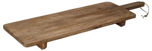 Δίσκος σερβιρίσματος Excellent Houseware με λαβή - Ξύλο Mango - 100x28.5x7.5cm