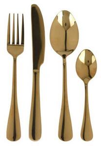 Σετ Μαχαιροπίρουνα Excellent Houseware ανοξείδωτα Χρυσά - 16τμχ