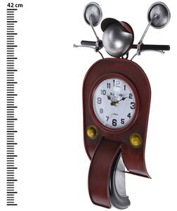Επιτραπέζιο ρολόι σε design scooter Y36300140 Σιδερένιο, 22x9x42cm