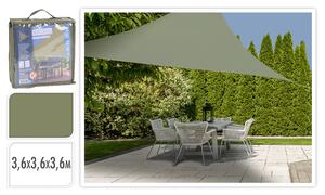 Πανί σκίασης τριγωνικό C46400290 - 3.6x3.6x3.6m - Green