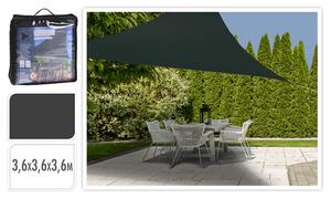 Πανί σκίασης τριγωνικό C46400320 - 3.6x3.6x3.6m - Dark Grey