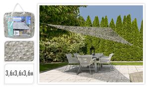 Πανί σκίασης τριγωνικό Camouflage X61500250 - 3.6x3.6x3.6m - Grey