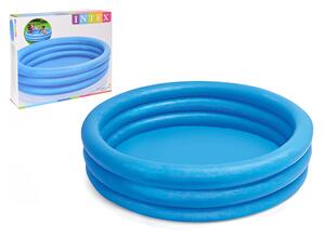 Φουσκωτή πισίνα Intex Crystal Blue παιδική, χωρητικότητας 582lt, 168x38cm