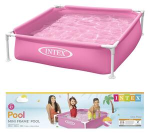 Πισίνα Mini Frame Intex παιδική, με μεταλλικό σκελετό, χωρητικότητας 342lt, 122x122x30cm