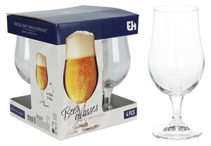 Σετ ποτήρια μπύρας Excellent Houseware - 370 ml - 4 τεμάχια
