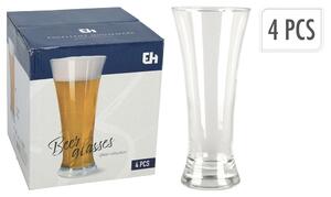 Σετ ποτήρια μπύρας Εxcellent Houseware Χωρητικότητας 320ml - 4 τεμάχια