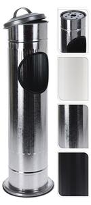 Kάδος απορριμμάτων με σταχτοδοχείο χωρητικότητας 20lt, 16.8x16.8x60cm, σε 3 επιλογές χρώματος