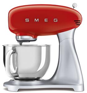 Κουζινομηχανή Smeg SMF02RDEU με ισχύ 800W, 10 ταχύτητες και χωρητικότητα μπολ 4.8L