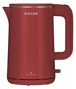 Βραστήρας Singer WK-15050 SCR με χωρητικότητα 1.5L και ισχύ 2200W - Scarlet Rose