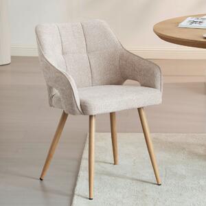 Καρέκλα Τραπεζαρίας (60.5x55x83) Spitishop Alexa Beige