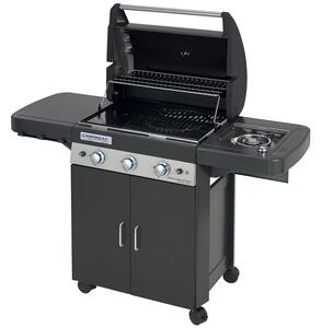 Ψησταριά Υγραερίου Campingaz 3 Series Classic LS Plus D (10-01445) με σχάρα, 3 εστίες, ισχύ 9.6kW + 2.3kW και διαστάσεις 143,8 x 65,8 x 146,6cm