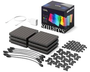 Smart LED Πάνελ Twinkly Squares (TWQ064STW-07-BEU) 6 Πάνελ, Βluetooth, WiFi Και Έλεγχο μέσω Κινητού Τηλεφώνου