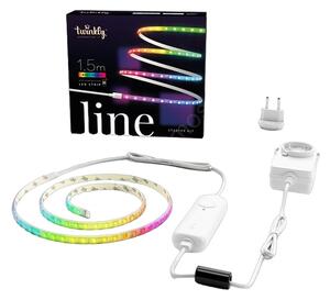 Smart LED Twinkly Line Starter Kit (TWL100STW-WEU) 1.5 Μέτρο, 90 LED RGB, με Λευκό Καλώδιο, Βluetooth, WiFi, Dimmer Και Έλεγχο μέσω Κινητού Τηλεφώνου