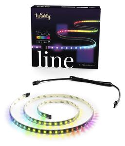 Smart Ταινία LED Twinkly Line Extension (TWL100ADP-B) 1.5 Μέτρο, 100 LED RGB με Μαύρο Καλώδιο, Βluetooth, WiFi, Dimmer Και Έλεγχο μέσω Κινητού Τηλεφών