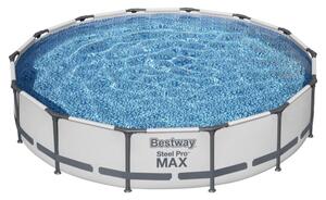 Πισίνα Bestway Steel Pro Max οικογενειακή, με μεταλλικό σκελετό, χωρητικότητας 13030lt, 427x84cm