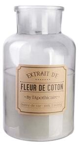 Αρωματικό κερί Apothecary Home Deco Factory με διάρκεια καύσης 110 ώρες, άρωμα Cotton flower και διαστάσεις 14x25.5cm