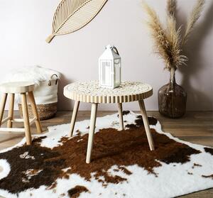 Τραπεζάκι Βοηθητικό Home Deco Factory με διαστάσεις 60x40cm - MDF & Ξύλο - Aπόχρωση ξύλου