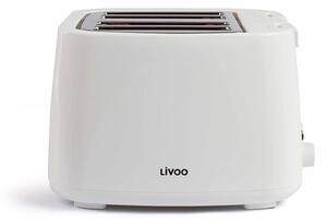 Φρυγανιέρα Livoo DOD167W με ισχύ 1500W και χωρητικότητα 4 φέτες ψωμιού - White