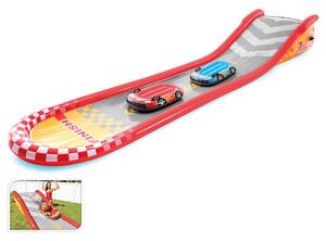 Φουσκωτή Τσουλήθρα Racing Fun Ιntex με 2 σανίδες και διαστάσεις 561x119x76cm