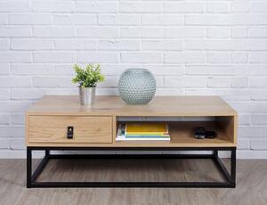 Τραπεζάκι Σαλονιού Abbott Home Deco Factory με διαστάσεις 100x50x36cm