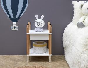 Κομοδίνο Σχέδιο Μολύβι Home Deco Kids με 2 ράφια, συρτάρι και διαστάσεις 34x30x51.5cm