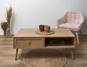 Τραπεζάκι Σαλονιού Bali Home Deco Factory με διαστάσεις 110x59x41.4cm