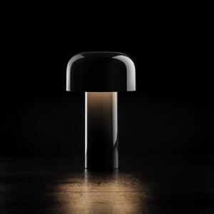 FLOS LED επιτραπέζιος λαμπτήρας με μπαταρία Bellhop, μαύρος, 21 εκ.,, ρυθμιζόμενος, Μαύρο, Σαλόνι / τραπεζαρία, Πλαστικό, σχεδιασμός