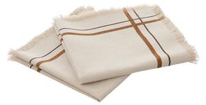 Σετ Πετσέτες φαγητού Ray Atmosphera με διαστάσεις 40x40cm - Beige - 2 τεμάχια